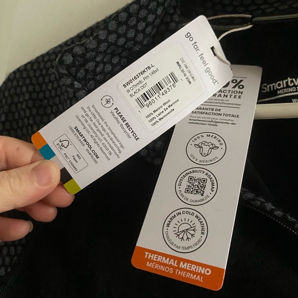 SMARTWOOL Merino 250 Baselayer Pattern 1/4 Zip Boxed BNIB - Picture 15 of 16